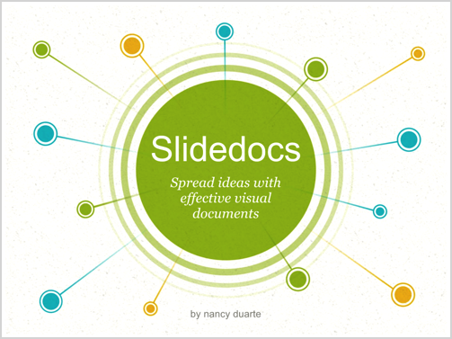 Icon for Nancy Duarte's Slidedocs: Spread ideas with effective visual documents